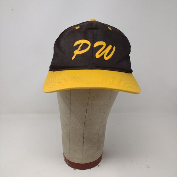 Outdoor Cap PW Black Yellow Snapback Hat Cap Adjustable OSFM Graphic Print - Picture 2 of 10